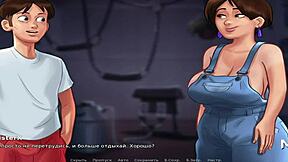 Summertime Saga: Big Cucumber Scene in Episode 14