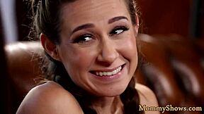 Glam stepmommy, 'pleasure me in this threeway,' she says to the teen 18+ and her lover.