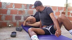 my sweaty boyfriend gets me so horny, gotta bang now!