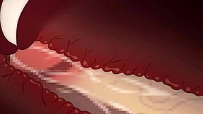 animated girl with big breasts in a story