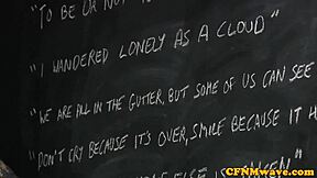 Cfnm femdom Savannah Secret sucking dick like a pro 😈