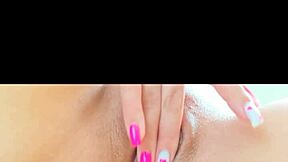 secretary moans with wet pussy in online masturbation