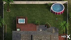 Treasure of Nadia: Teen 18+ Gets Creampie Sex On Beach In Hentai Style