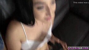 I give bound blowjob to my annoying stepbrother