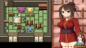 kunoichi peony in intense gameplay