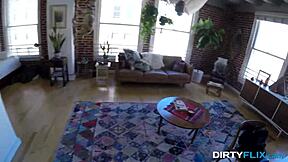 Petite cutie karli brookes gets bent over for pov fuck!