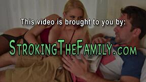 Milf stepmother gets sprayed with jizz. I can’t believe how hardcore this taboo moment felt!