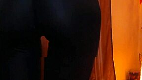 Petite Brunette Dancing in Spandex Leggings! 🔥