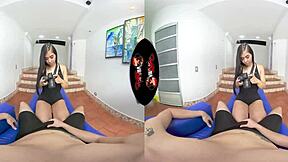 Cute Tiny Teen Gets FUCKED HARD in VR Latina.
