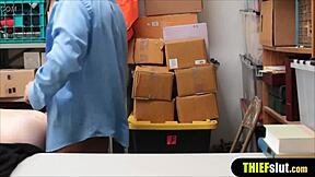 Did that blonde shoplifter get her pussy filled?