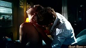 glamorous babe gets her pussy drilled and covered in jizz.