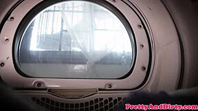 I watched the cleaner get her ass rimmed before hard banging