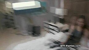 Hey, this leather bunny photoshoot turned into a crazy foursome with hardcore teen action!