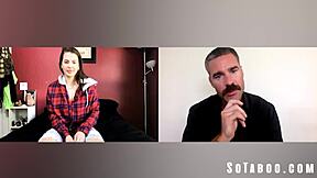 pervy old counselor blackmails teen with her confession for toys and masturbation 😏