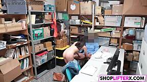 Teen Carolina pounded by officer’s huge cock for theft!