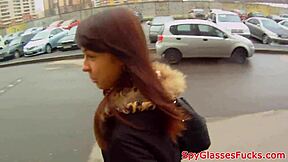 Petite babe got drilled doggystyle in sneaky pov