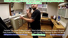 Rina Arem stranded, saved by Stacy Shepard at BondageClinic com.