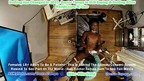 Rina Arem被困，Stacy Shepard在BondageClinic.com救场