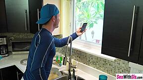 wanna see teen stepsister suck stepbrother's big raw cock?