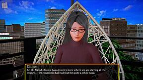 my new family in anime game with big tits