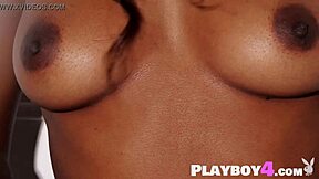 i watched ebony teen jahla strip to naked in lingerie