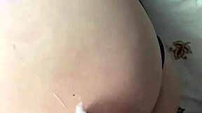 Girlfriend Rides Monster Cock in Doggy and Cowgirl, Cum on Ass!