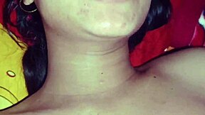 she's losing control with intense orgasms, cute Indian babe in close-up.