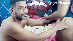 This ebony brunette gets roughly fucked by Leo Ogro, crying over the cum in her hair.