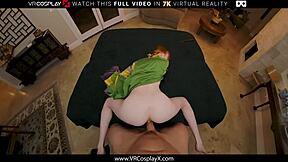 madi collins as professor garlick makes dick grow in hogwarts legacy