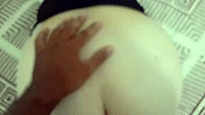 Wow, the incredible ass shake she gave me when we were alone at home after watching TV – she let me see her big open ass and fill it with my cock!