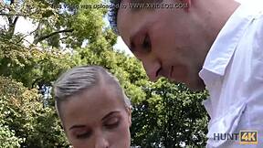 hunt4k guy watches hunter nail his girlfriend for cash