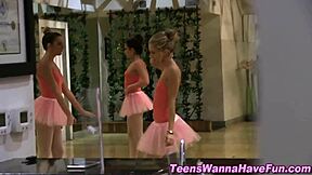 that lesbian ballerina gets her pussy eaten out at the party, it's so hot and intense with fingering.