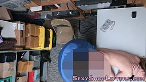 uniformed teen 18+age delinquent caught in hardcore reality facial.