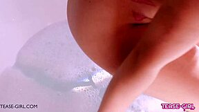 Hot blonde teen hints at anal pleasures during her sexy interview.