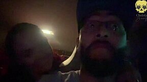 My friend and i played with my boss in his car