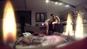 Keep blowing slow until he explodes in your mouth!