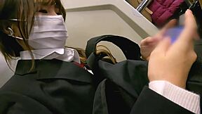 hey, check this japanese teen’s wild creampie moment!