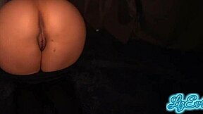 i secretly filmed my friend shaking her huge ass. she rode me hard after.