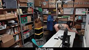 shoplifter nabbed and strip-searched in backroom by officer