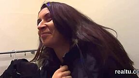 stellar czech nympho seduced and banged in supermarket pov