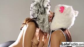furry hat babes fucking with lola foxx 😍