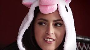 Real Teen Stepdaughter Bent Over For Doggystyle Blowjob!