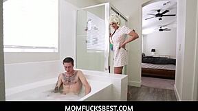 hey stepson, why sneak into bathroom for sex with me?