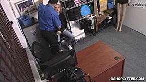 Officer Peter Green found stolen goods in Skylar's underwear after deep search! 😲