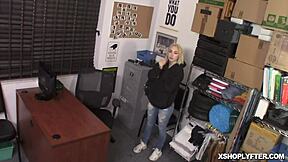 Officer Peter Green found stolen goods in Skylar's underwear after deep search! 😲