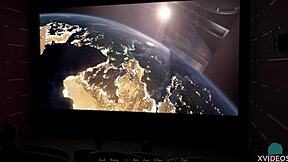 Getting Sucked Off in Cinema During Wild Roleplay Scene