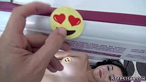 Big Tits Teen Slut Banged Hard by Annoying Stepbro in Wild Session