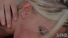 Teen siren rides dick hard to orgasm.