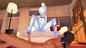 Dragon Ball - Vados Gives Intense Footjob And Feet Licking!