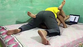 The stepbrother casually seduces his stepsister, leading to fucking her big blonde ass.